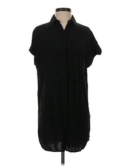 Pre-owned Rails Short Sleeve Blouse In Black