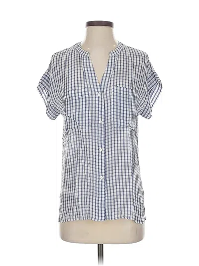 Pre-owned Rails Short Sleeve Blouse In Blue