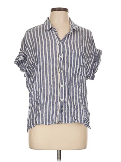 Pre-owned Rails Short Sleeve Blouse In Blue