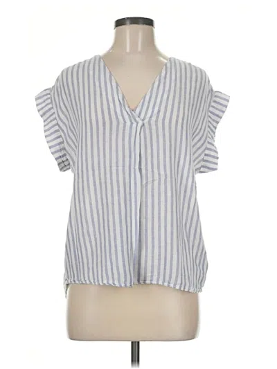 Pre-owned Rails Short Sleeve Blouse In Blue