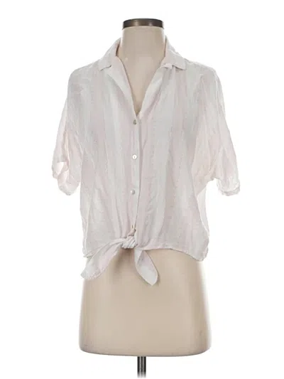Pre-owned Rails Short Sleeve Blouse In Pink