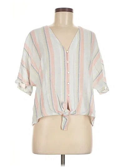 Rails Short Sleeve Blouse In White