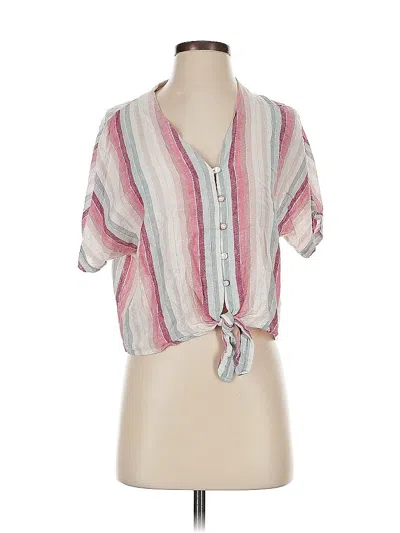 Pre-owned Rails Short Sleeve T-shirt In Pink