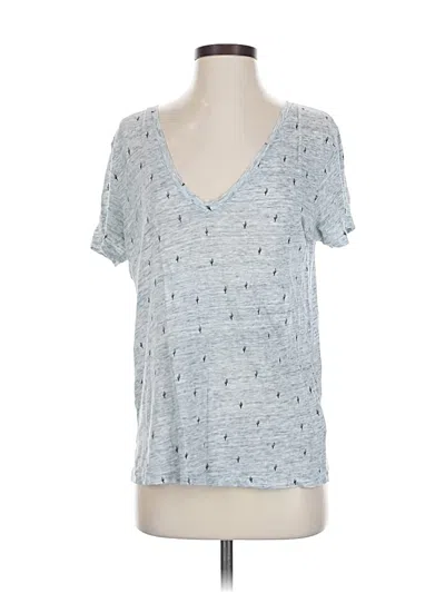 Pre-owned Rails Short Sleeve T-shirt In Silver