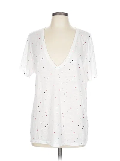 Pre-owned Rails Short Sleeve T-shirt In White