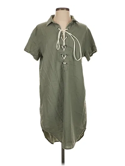 Pre-owned Rails Short Sleeve Top Green Keyhole Neckline Tops