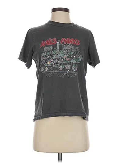 Pre-owned Rails Short Sleeve T-shirt In Gray