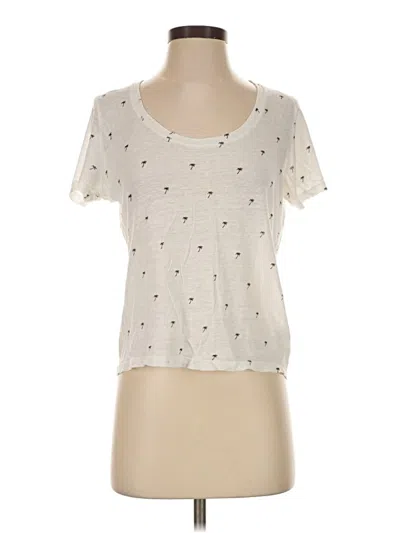Pre-owned Rails Short Sleeve T-shirt In Ivory