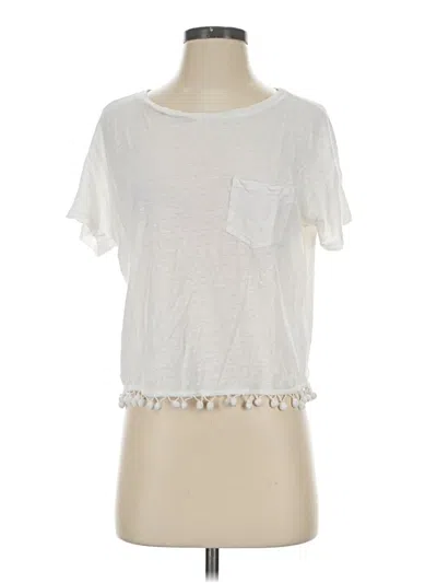 Pre-owned Rails Short Sleeve T-shirt In Ivory