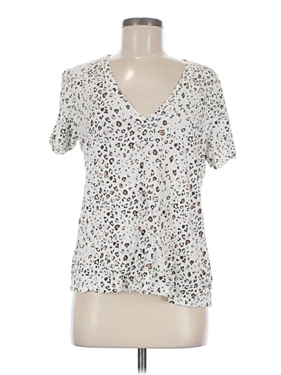 Pre-owned Rails Short Sleeve T-shirt In Silver