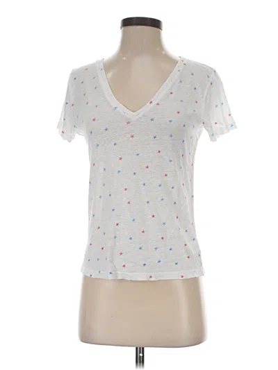 Pre-owned Rails Short Sleeve T-shirt In White