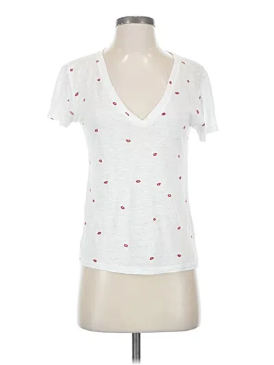 Pre-owned Rails Short Sleeve T-shirt In White