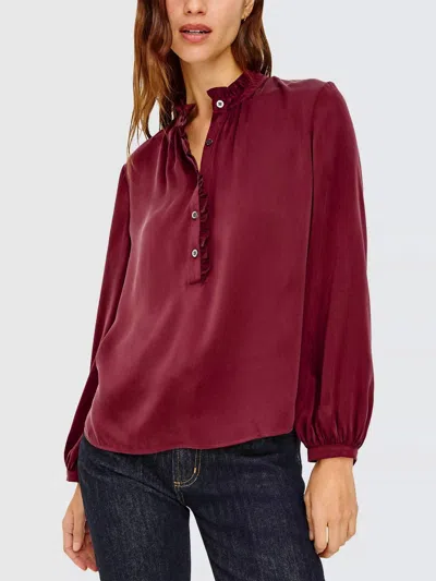 Rails Sien Blouse In Garnet In Burgundy