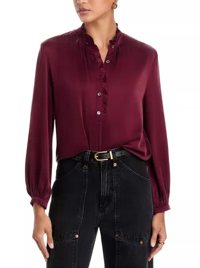 Rails Sien Top In Garnet In Multi