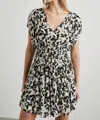 Rails Siera Dress In Blurred Cheetah In Black