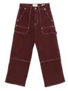 Rails Silverado Carpenter Jeans In Burgundy