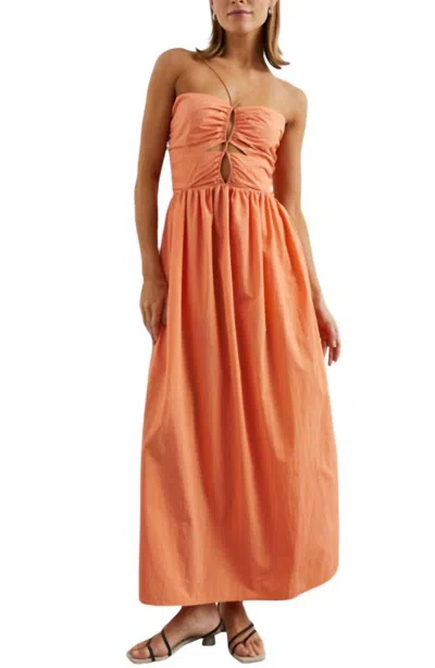 Rails Silvia Maxi Dress In Papaya In Orange