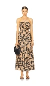 Rails Silvia Midi Dress In Santorini Sand