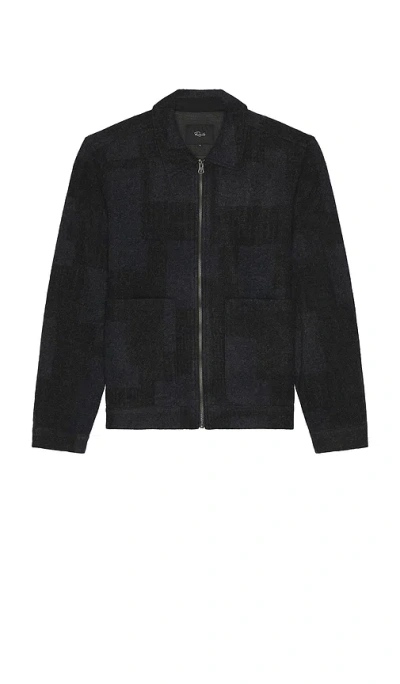 Rails Simon Full Zip Jacket In Blue