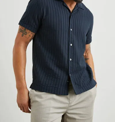 Rails Sinclair Shirt In Deep Water In Multi