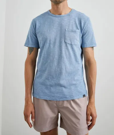 Rails Men's Skipper Cotton Jersey Short-sleeve T-shirt In Steel