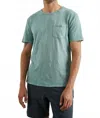 Rails Skipper Short Sleeve Tee In Jade In Gray