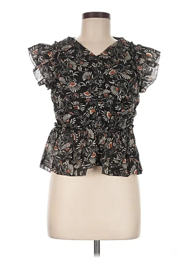 Pre-owned Rails Sleeveless Blouse In Black