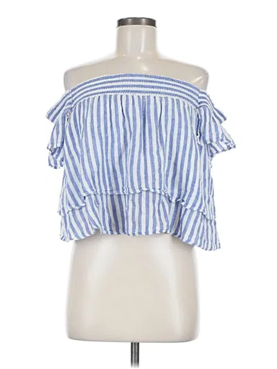 Pre-owned Rails Sleeveless Blouse In Blue