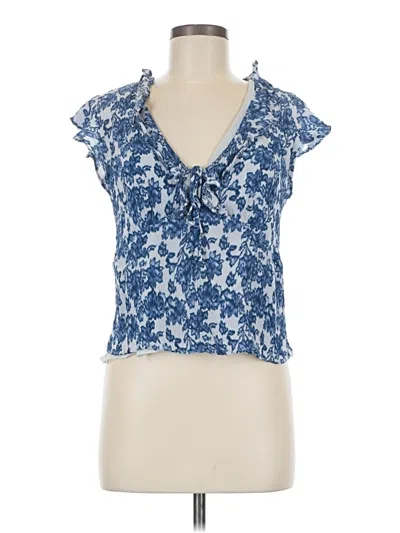 Pre-owned Rails Sleeveless Blouse In Blue