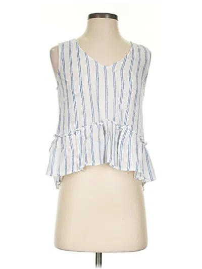 Pre-owned Rails Sleeveless Blouse In Blue