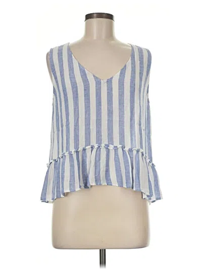 Pre-owned Rails Sleeveless Blouse In Blue