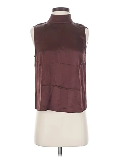 Pre-owned Rails Sleeveless Blouse In Burgundy