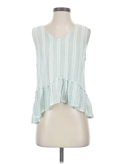 Pre-owned Rails Sleeveless Blouse In Teal