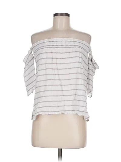 Pre-owned Rails Sleeveless Blouse In White