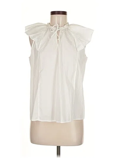 Pre-owned Rails Sleeveless Blouse In White