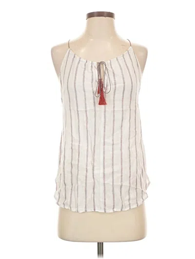 Pre-owned Rails Sleeveless Blouse In White