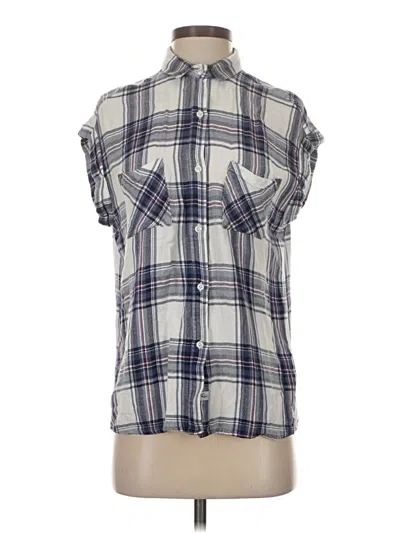 Pre-owned Rails Sleeveless Button Down Shirt In Gray