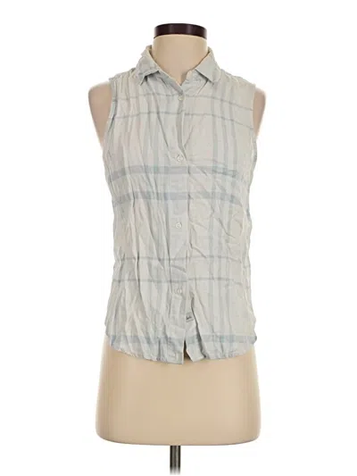 Pre-owned Rails Sleeveless Button Down Shirt In Gray