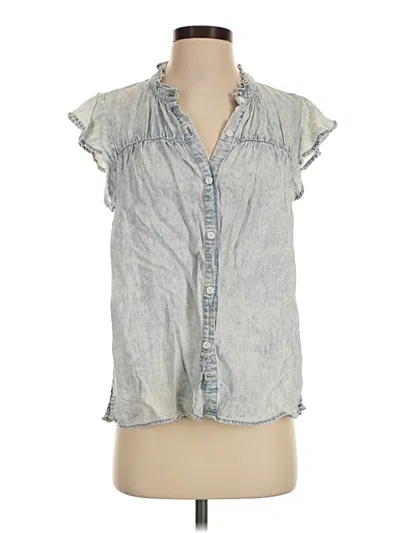 Pre-owned Rails Sleeveless Button Down Shirt In Gray