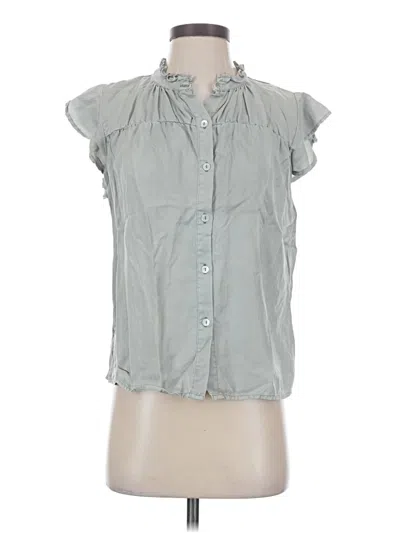 Pre-owned Rails Sleeveless Button Down Shirt In Gray