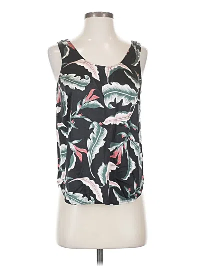 Pre-owned Rails Sleeveless Top Black Scoop Neck Tops