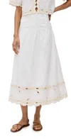 Rails Sol Skirt White In White