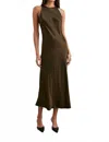 Rails Solene Dress In Dark Moss In Brown