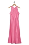 Rails Solene Satin Midi Dress In Pink