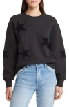 RAILS SONIA STAR APPLIQUÉ COTTON SWEATSHIRT