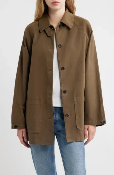 Rails Stafford Cotton Utility Jacket In Brown