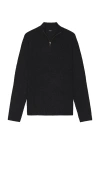Rails Stark Half Zip Sweater In Cast Iron
