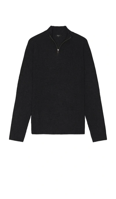Rails Stark Half Zip Sweater In Cast Iron