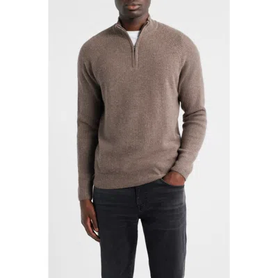 RAILS RAILS STARK MERINO WOOL QUARTER ZIP SWEATER