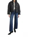Rails Summit Puffer Jacket In Black In Black